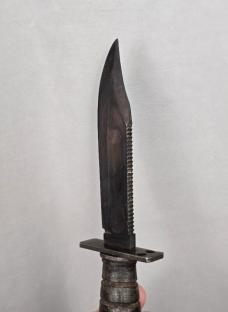 USAF VIETNAM VET ISSUED 1-1969 ONTARIO NY 499 Air Force Survival Knife w/Original Leather Sheath