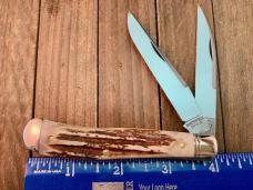 Great Eastern Cutlery Northfield #48 Dog Leg Trapper Stag CK SFO 2024