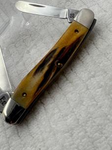 Case XX USA 1993-1999 5 Dot 5318 SS 3 Blade Stockman Style Pocket Knife (31)