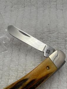 Case XX USA 1993-1999 5 Dot 5318 SS 3 Blade Stockman Style Pocket Knife (31)