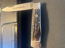 BULLDOG HAND FORGED LARGE STAG LOCKBACK