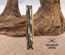 Boker Plus Amber Jigged Bone 3-Blade Stockman Folding Pocket Knife (64)