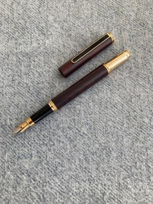 Beautiful Custom-Turned, Hand Crafted, Wood FOUNTAIN PEN, IRIDIUM Point in Custom Wood Case