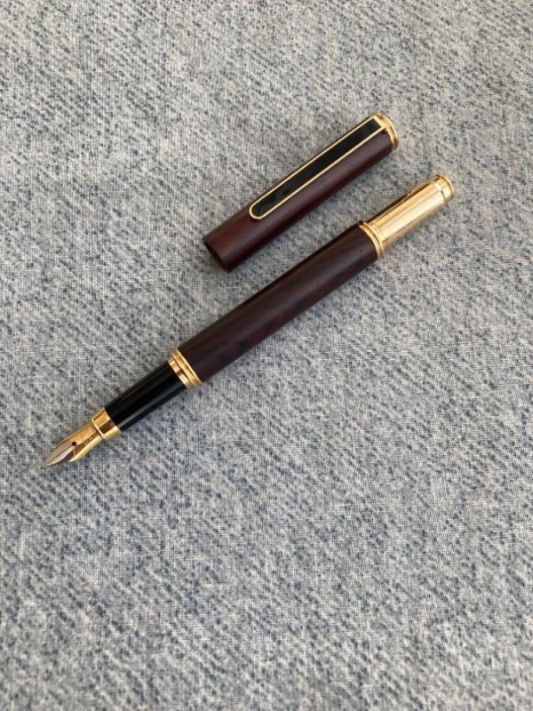 Beautiful Custom-Turned, Hand Crafted, Wood FOUNTAIN PEN, IRIDIUM Point in Custom Wood Case Beautiful Custom-Turned, Hand Crafted, Wood FOUNTAIN PEN, IRIDIUM Point in Custom Wood Case
