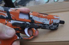 Plastic Toy Replica Colt 1911 3D Multi Color Full Size Loads And Ejects Very Well Made In China!