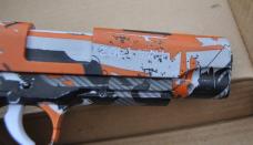 Plastic Toy Replica Colt 1911 3D Multi Color Full Size Loads And Ejects Very Well Made In China!
