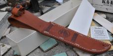 Box Sheath And Paperwork Only No Knife! KA-BAR USMC Vietnam Artwork A Very Neat Box!