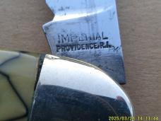 Vintage Imperial Toothpick Solid Bolsters Great Celluloid Handle 5"