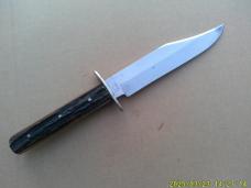 Jonathan Crookes  Bowie style Fixed blade Sheffield England Heart & Pistol