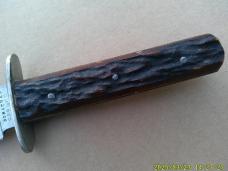 Jonathan Crookes  Bowie style Fixed blade Sheffield England Heart & Pistol