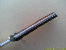 Jonathan Crookes  Bowie style Fixed blade Sheffield England Heart & Pistol