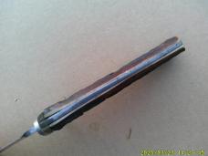Jonathan Crookes  Bowie style Fixed blade Sheffield England Heart & Pistol