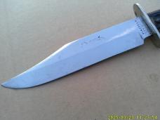 Jonathan Crookes  Bowie style Fixed blade Sheffield England Heart & Pistol