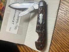 GREAT VINTAGE BRADFORD EASY OPEN JIG BROWN BONE