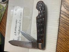 GREAT VINTAGE BRADFORD EASY OPEN JIG BROWN BONE