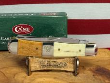 CASE XX USA 2003 TRAPPER EX254 SS GIRAFFEE BONE HANDLES 1 OF 200