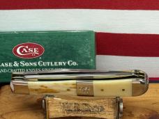 CASE XX USA 2003 TRAPPER EX254 SS GIRAFFEE BONE HANDLES 1 OF 200