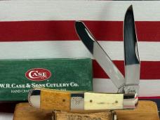 CASE XX USA 2003 TRAPPER EX254 SS GIRAFFEE BONE HANDLES 1 OF 200