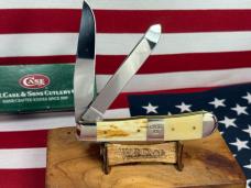 CASE XX USA 2003 TRAPPER EX254 SS GIRAFFEE BONE HANDLES 1 OF 200