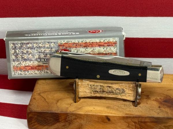 CASE XX USA 2013 TRAPPER 10254 SS BLACK MICARTA HANDLES MEMPHIS KNIFE CLUD 1 OF 25 #22 CASE XX USA 2013 TRAPPER 10254 SS BLACK MICARTA HANDLES MEMPHIS KNIFE CLUD 1 OF 25 #22