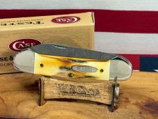 CASE XX USA 1996 CANOE 52131 D STAG HANDLES DAMACUS STEEL BLADES