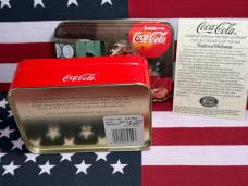 CASE XX USA 2001 SMALL COKE BOTTLE 8225 1/2 SS PEARL HANDLE COCA COLA CHRISTMAS 1 OF 500 #402