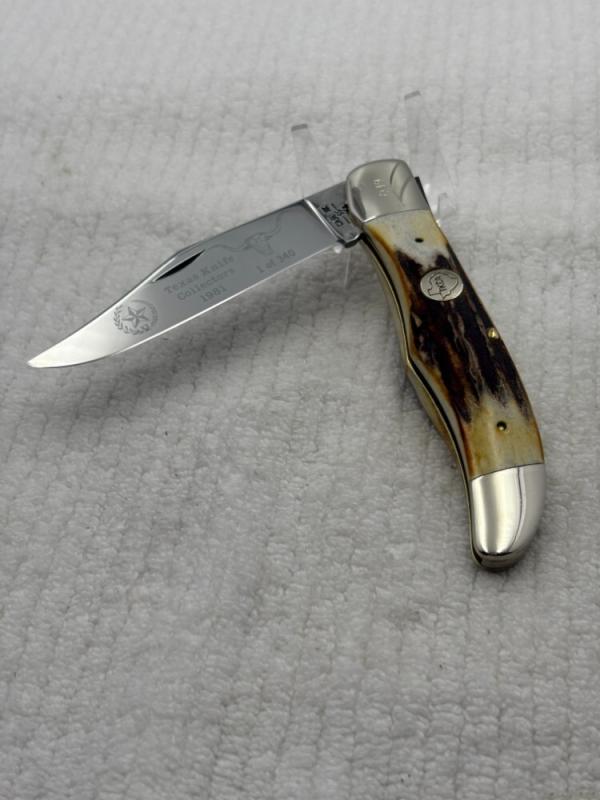 Case XX USA 9 Dot 1981 5165 SSP 1 Blade Knife With Stag Handles (59) Case XX USA 9 Dot 1981 5165 SSP 1 Blade Knife With Stag Handles (59)