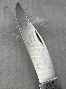Case XX USA 9 Dot 1981 5165 SSP 1 Blade Knife With Stag Handles (59)