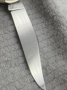 Case XX USA 9 Dot 1981 5165 SSP 1 Blade Knife With Stag Handles (59)