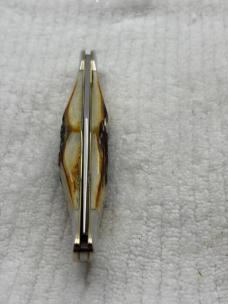 Case XX USA 9 Dot 1981 5165 SSP 1 Blade Knife With Stag Handles (59)
