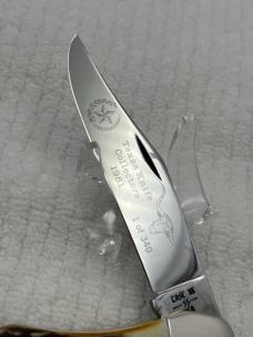 Case XX USA 9 Dot 1981 5165 SSP 1 Blade Knife With Stag Handles (59)