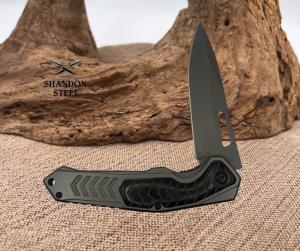 HONZIN Folding Knife 3Cr13 Stainless Steel Pocket Knife Pocket Folding Knife 166