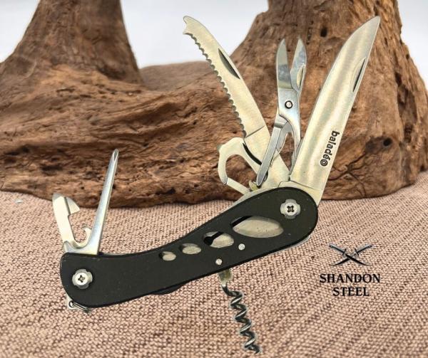 Balade Multifunction Knife 'Barrow', 9 Functions Corkscrew, Scissors (168) Balade Multifunction Knife 'Barrow', 9 Functions Corkscrew, Scissors (168)