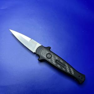 Kershaw Launch 12 Mini Stiletto Automatic Knife Gray/CF 7125