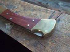 Buck 110 USA Custom Knife Harley Davidson 