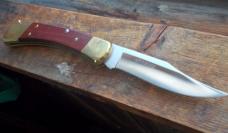Buck 110 USA Custom Knife Harley Davidson 