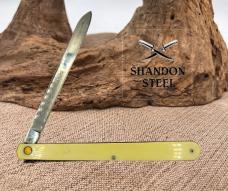 COLONIAL KNIFE CO. Melon Tester, 5.75" Long Stainless Pocketknife, Vintage (178)