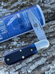 GEC ** 251125-SS NAVY BLUE SAWCUT BONE WATCH POCKET BARLOW