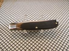 SCHRADE OLD TIMER 97OT BUZZSAW TRAPPER VINTAGE U.S.A. CARBON STEEL BLADE POCKET KNIFE WITH SHEATH