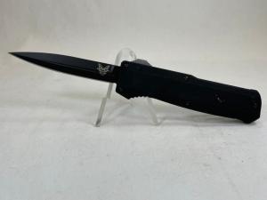 BENCHMADE USA 4700 Black DLC Finish Precipice OTF