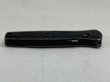 BENCHMADE USA 3550BLK Black Partially Serrated Pardue Auto