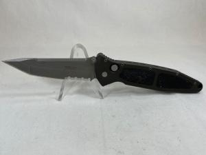 1997 MICROTECH SOCOM D/A #1333 Part. Serrated Tanto Tactical Double Action