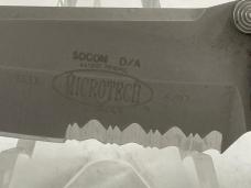 1997 MICROTECH SOCOM D/A #1333 Part. Serrated Tanto Tactical Double Action