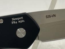 PRO-TECH USA Newport PR4 #561 Black S35VN Auto