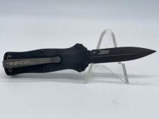 BENCHMADE USA 3350BK McHenry Black Coated D2 OTF Auto Mini-Infidel w/ OMP Box