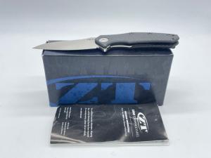ZERO TOLERANCE 0770CF-M390 Carbon Fiber Assisted Flipper Liner Lock w/ OMP Box