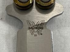 BENCHMADE USA 51 Flytanium V4 Yellow Balisong Butterfly Morpho w/ OMP Box
