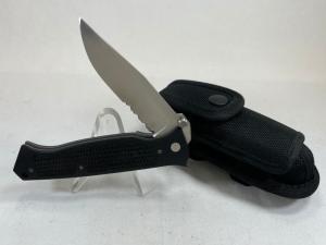 BUTCH VALLOTTON KNIVES Chameleon #677 Dual Action Liner Lock IN SHEATH
