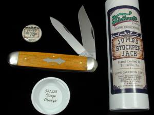 Great Eastern Cutlery GEC Osage Orange Wood Jumbo Stockpen Jack Knife NIT 541225 Made In USA