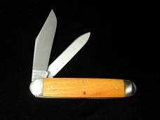 Great Eastern Cutlery GEC Osage Orange Wood Jumbo Stockpen Jack Knife NIT 541225 Made In USA